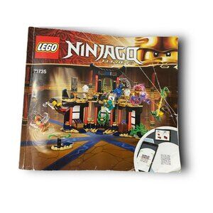Lego Instruction Booklet Only Ninjago Legacy 71735 Retired